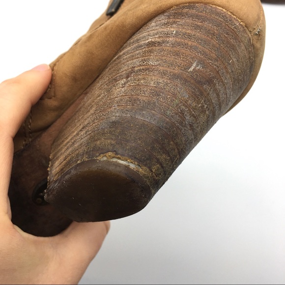 Frye Reina Brown Suede Booties - Picture 11 of 14